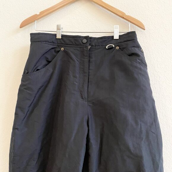 Slalom Black Insulated Winter Sport Ski Women’s Pants Size Large - Picture 2 of 12